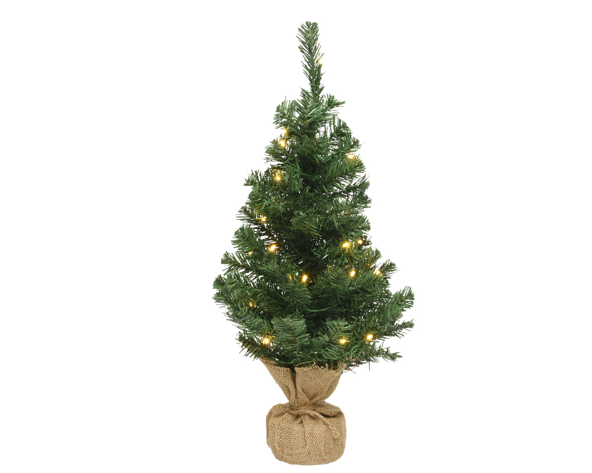 Mini Tannenbaum 60cm mit LED Lichterkette IMPERIAL KIEFER