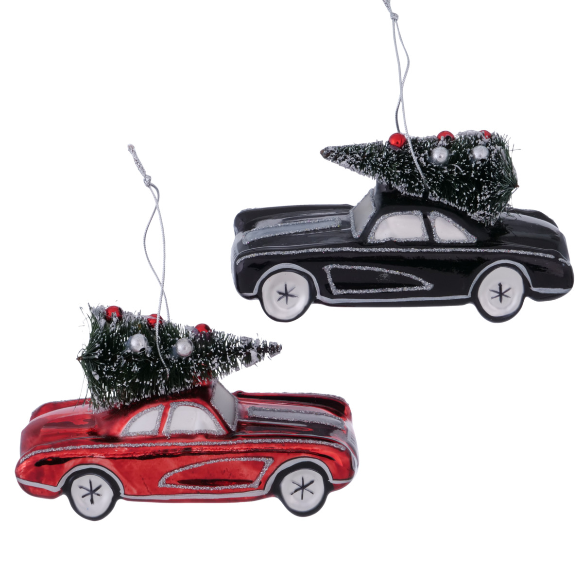 Anhänger Chevy mit Weihnachtsbaum CHEVY