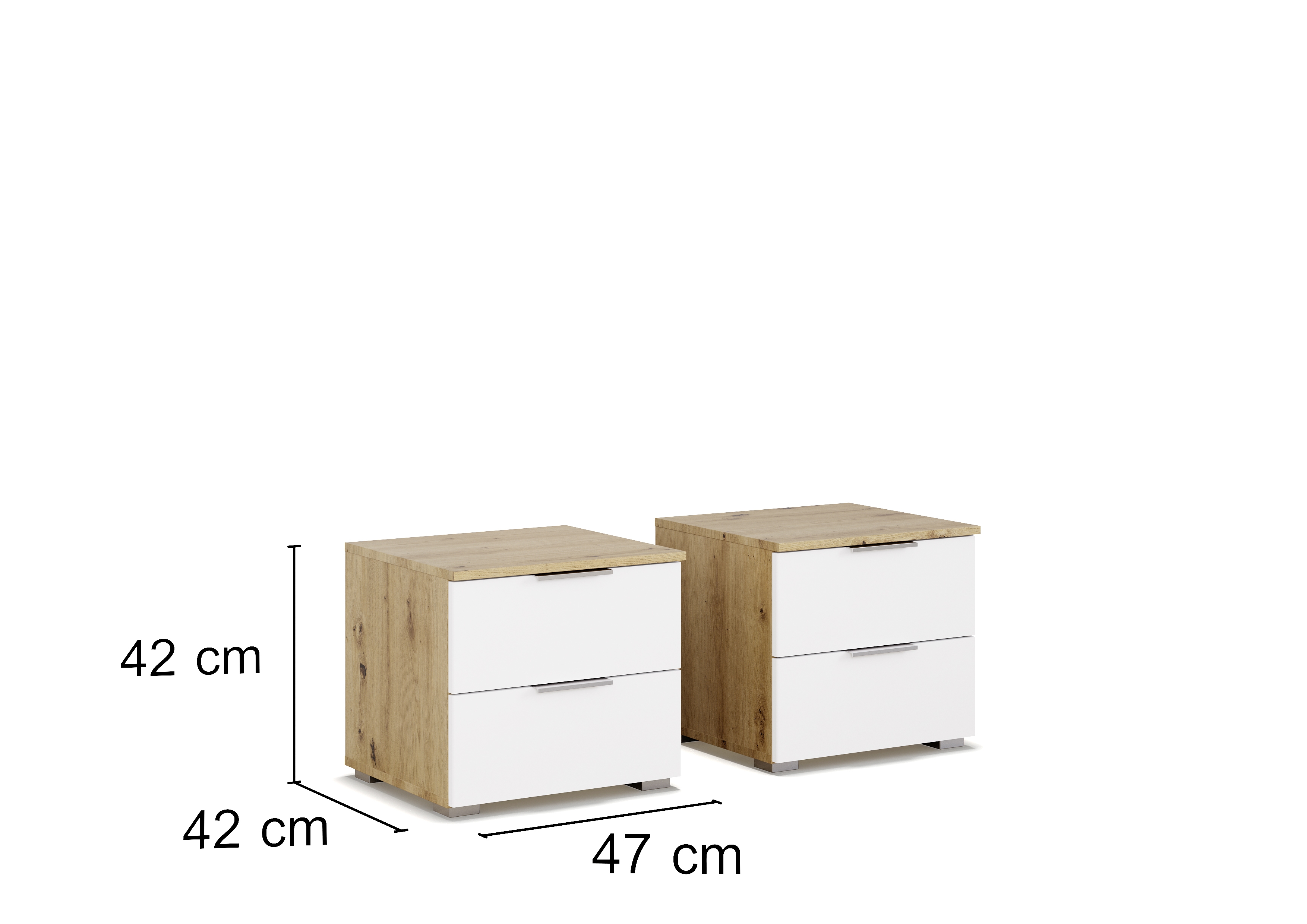 Nachtkommoden 2er-Set ALABAMA