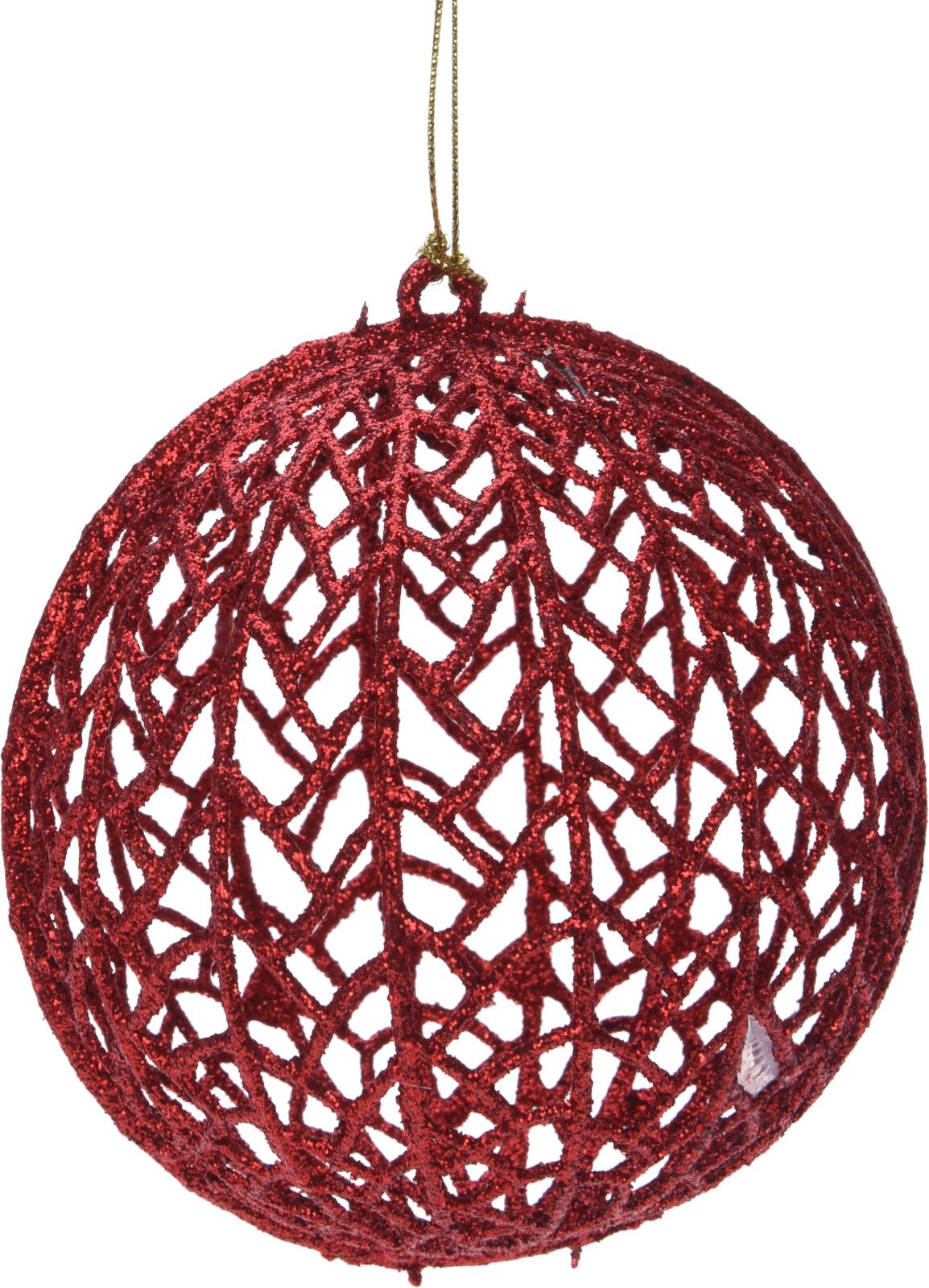 Weihnachtskugel Rot 9cm ORNAMENT