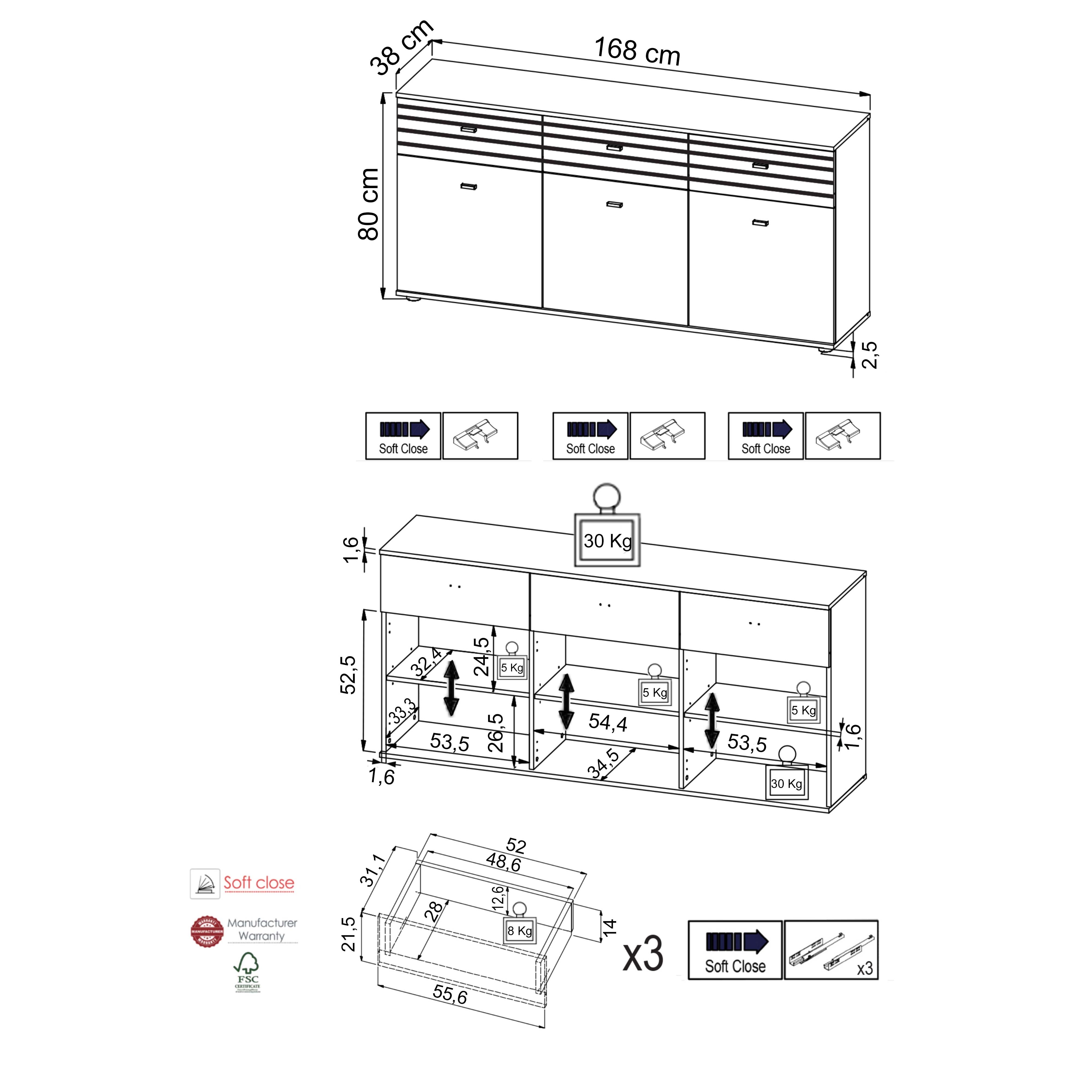 Sideboard SOLEA