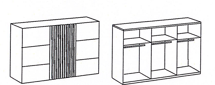 Schwebetürenschrank ANDORRA