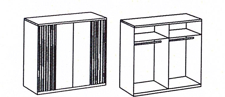 Drehtürenschrank ANDORRA