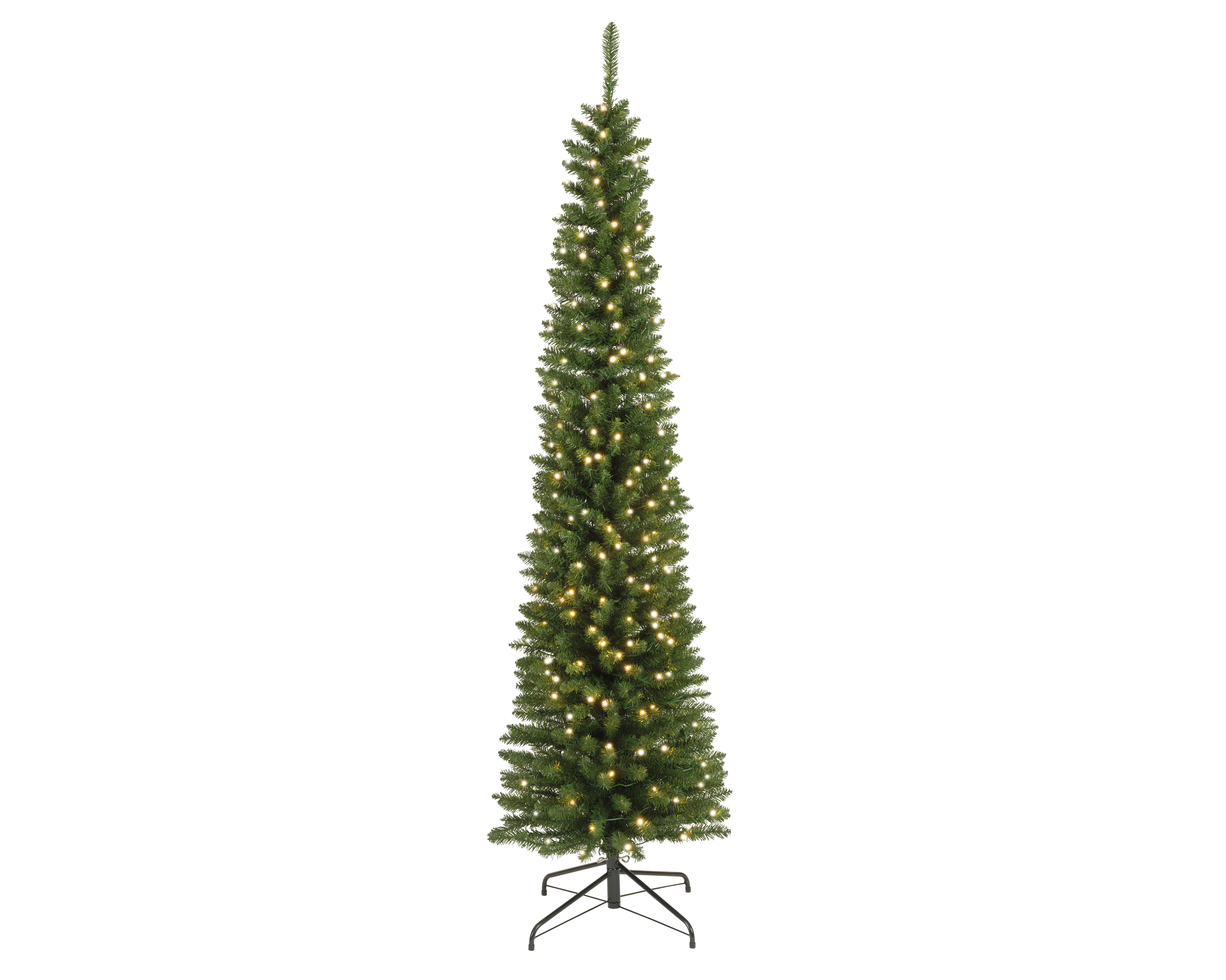 Tannenbaum 180cm mit LED Lichterkette  PENCIL KIEFER