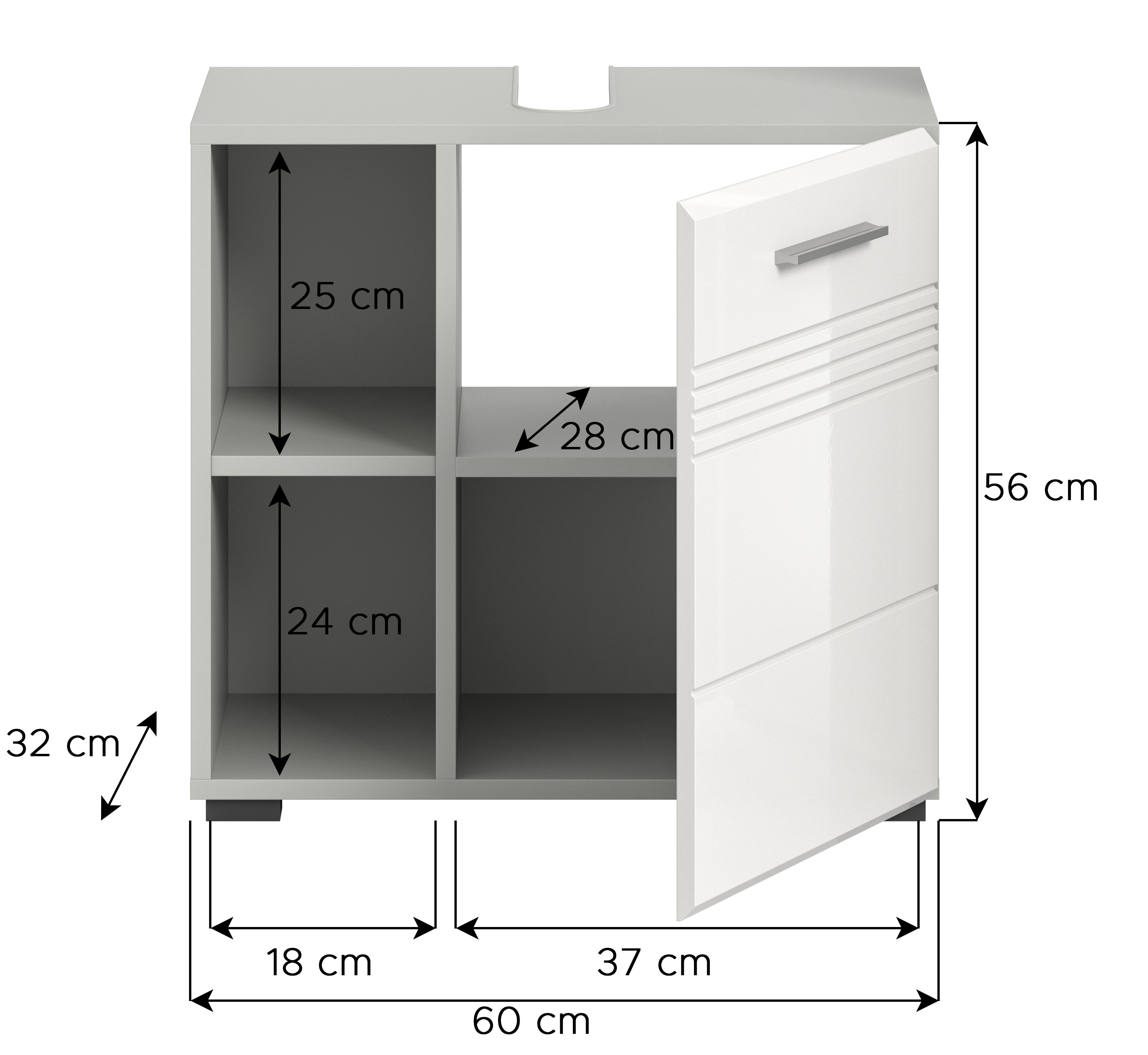 Waschbeckenunterschrank DILLA