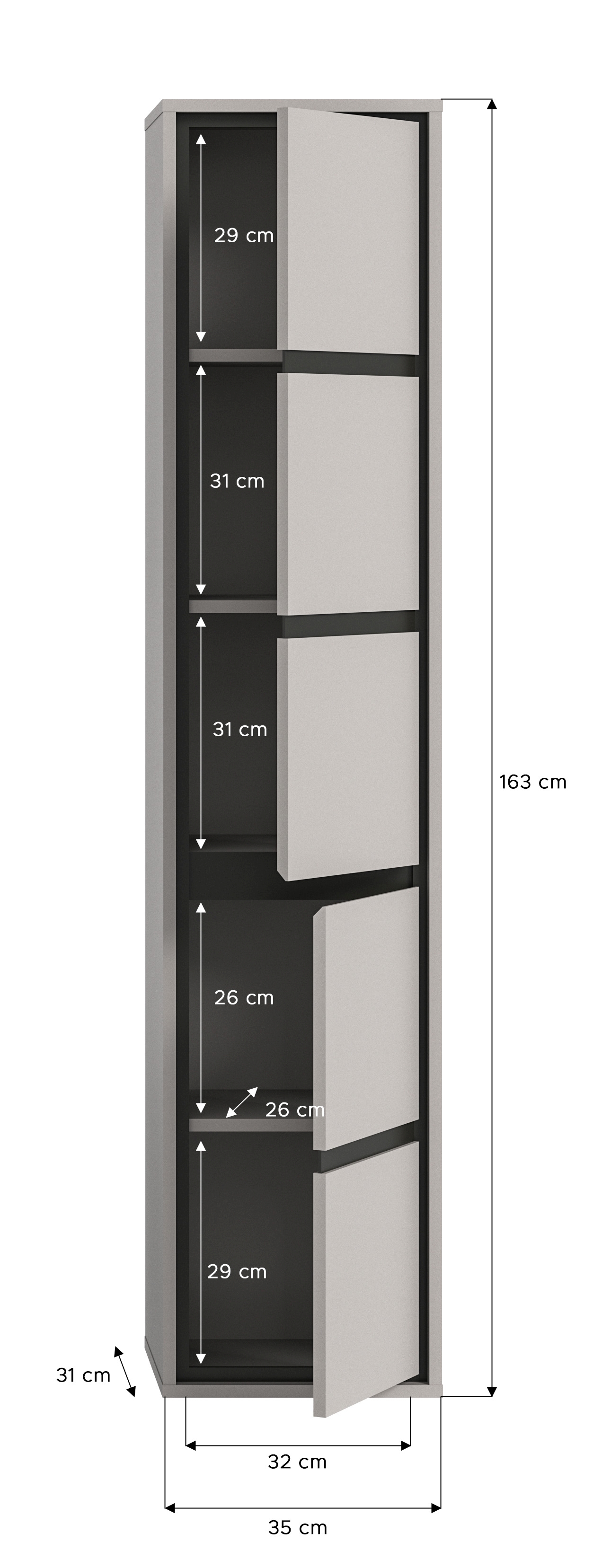 Hänge-Hochschrank HOSAENA