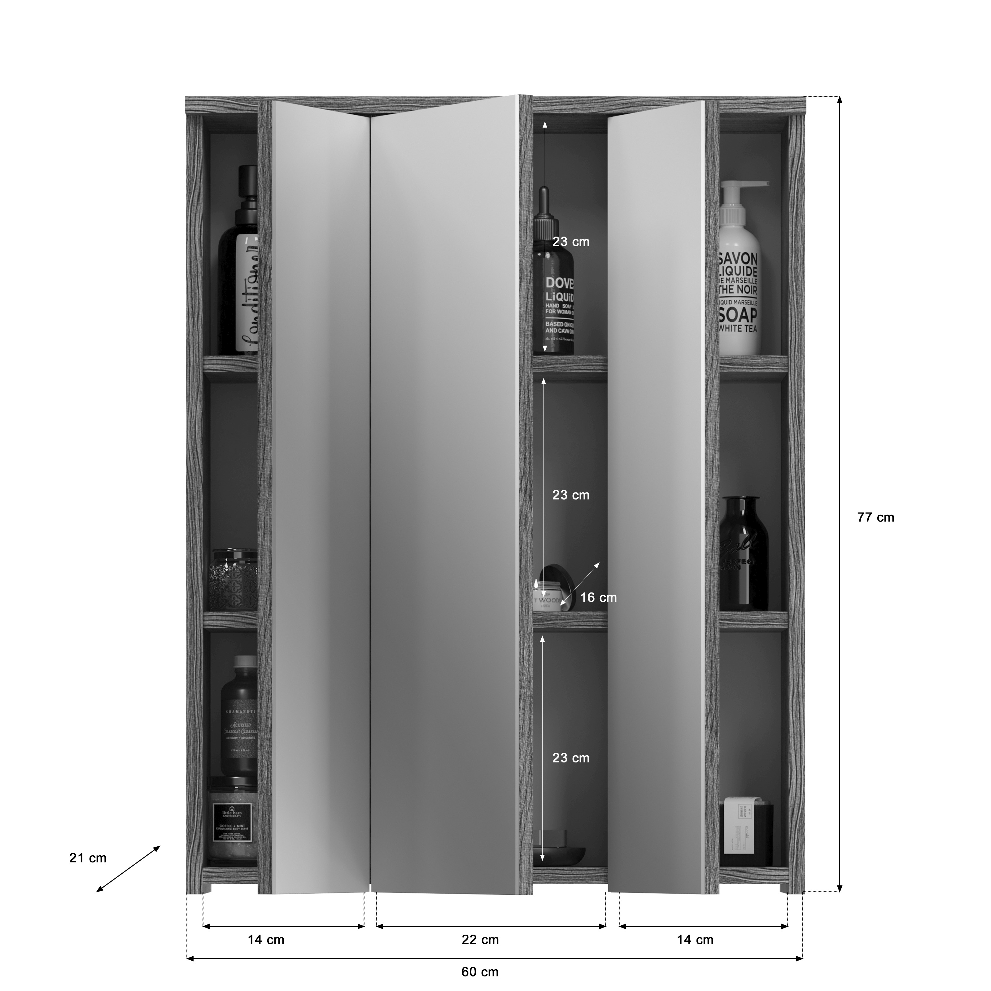 Spiegelschrank ASSELA