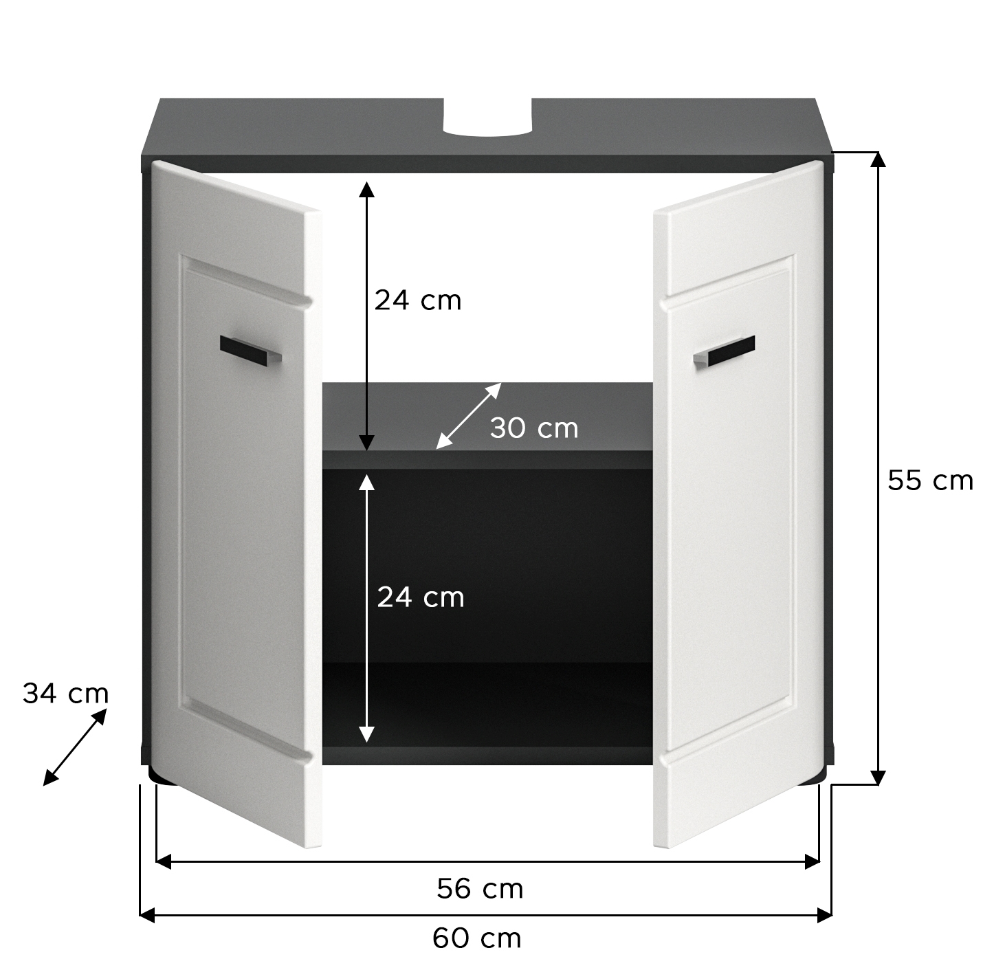 Waschbeckenunterschrank SODDO