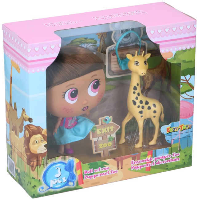 Puppenset Zoo 3tlg. EDDY TOYS