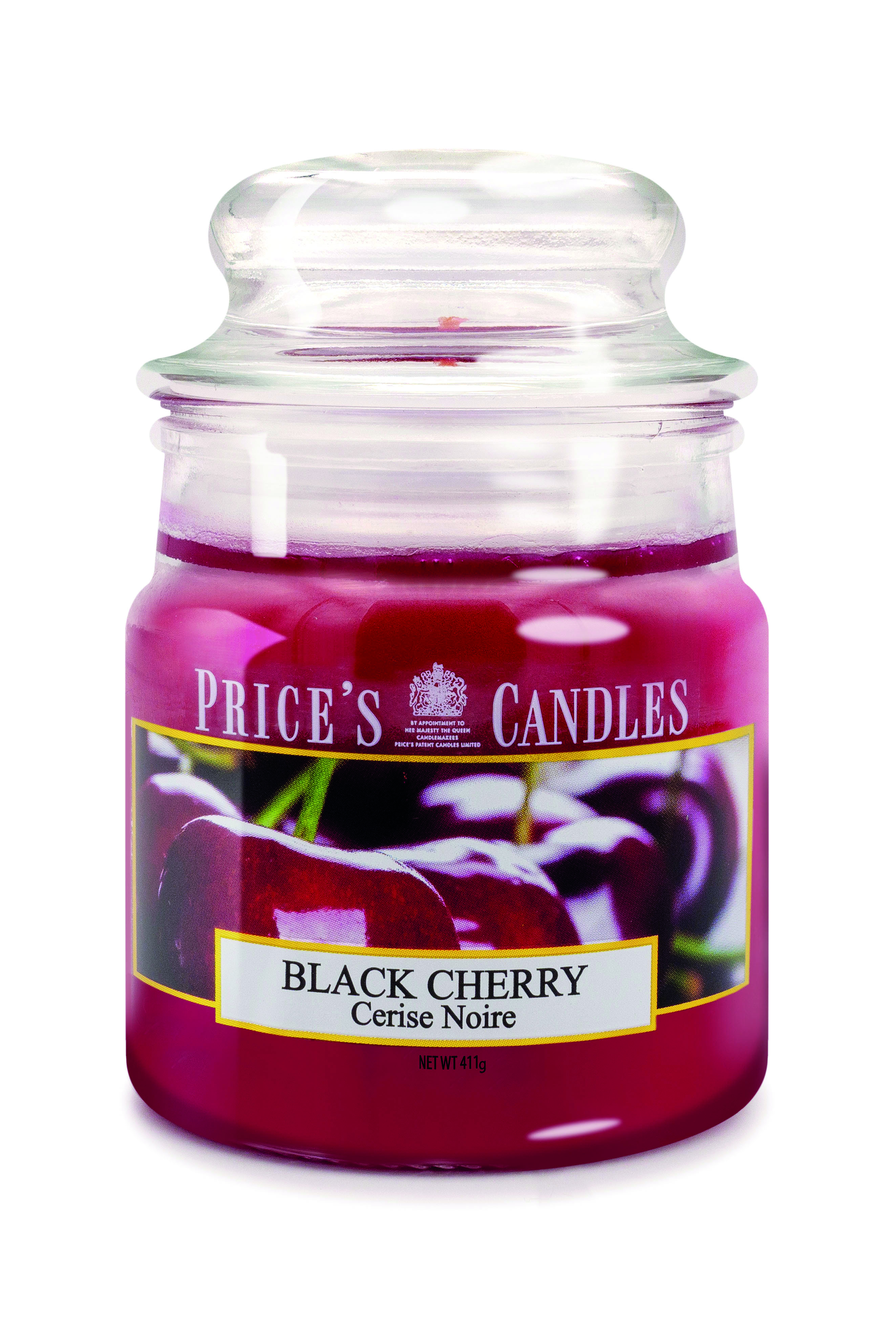 Duftkerze im Bonbonglas Black Cherry PRICES