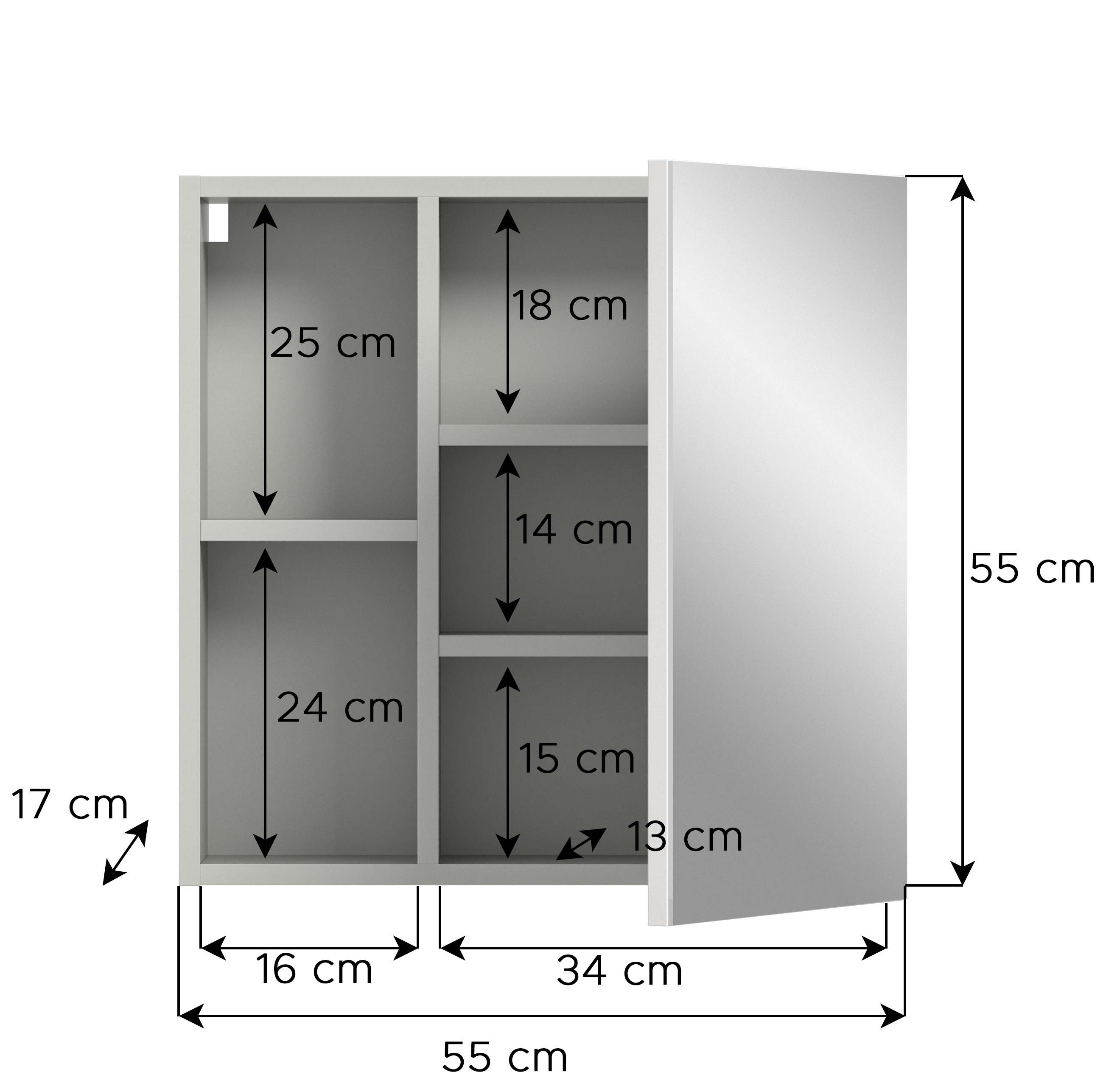 Spiegelschrank DILLA