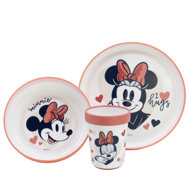 Geschirrset 3tlg. Minnie Mouse BABY