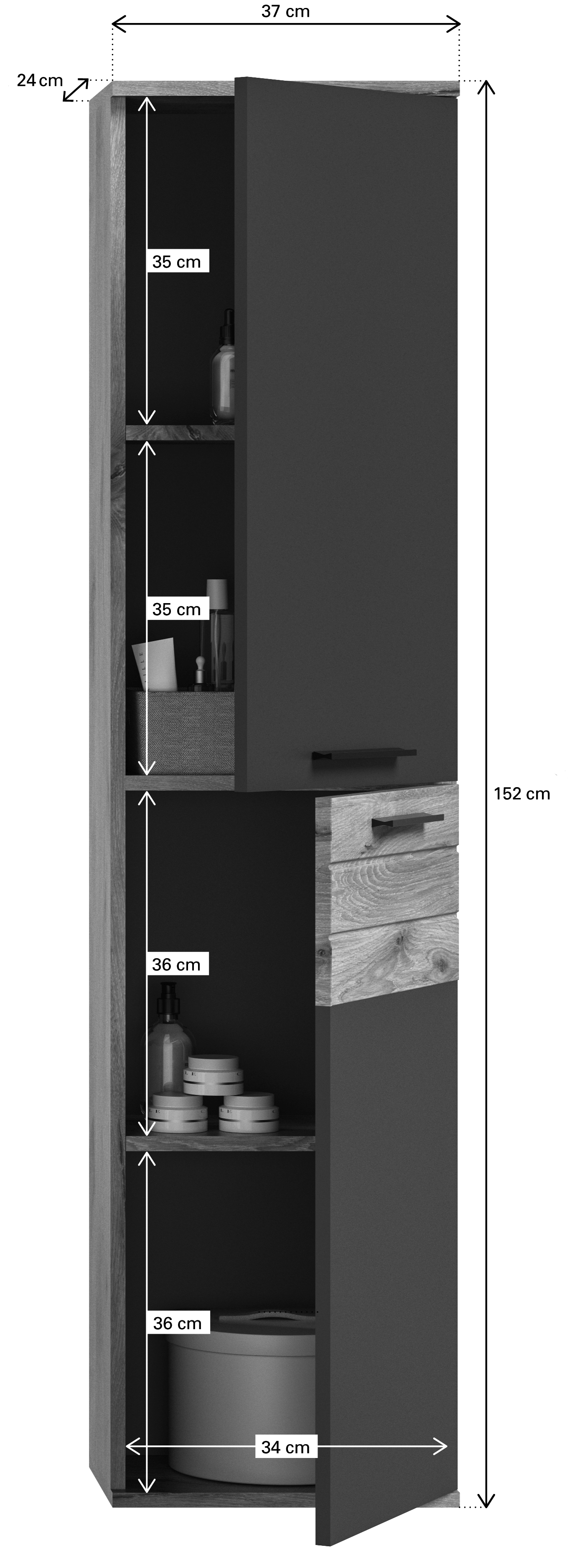 Hochschrank AGARO