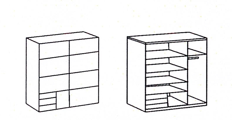 Schwebetürenschrank EMDEN