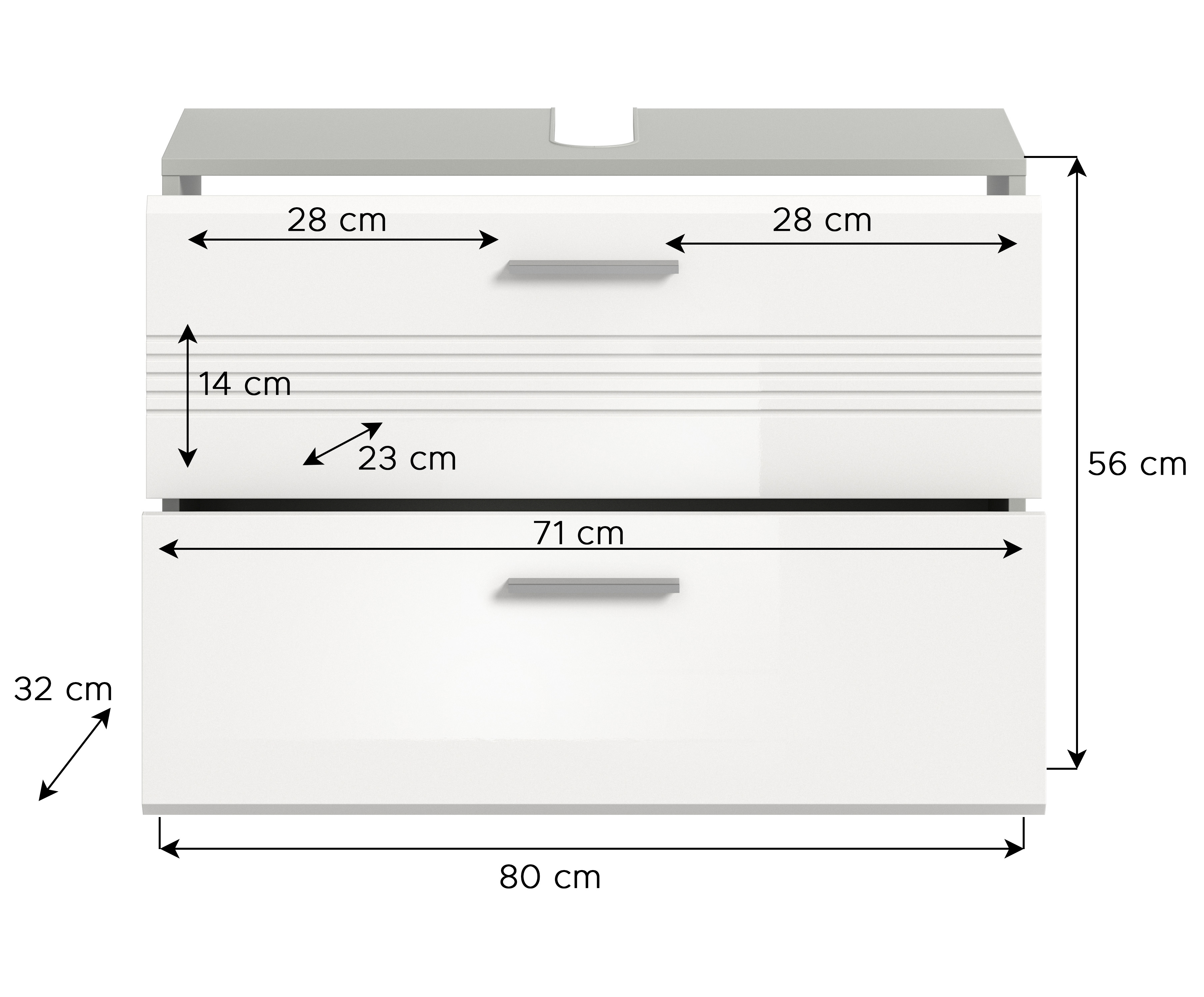 Waschbeckenunterschrank DILLA