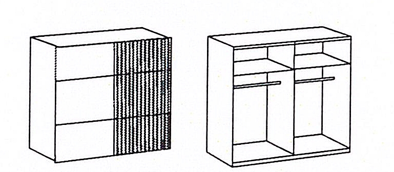 Schwebetürenschrank ANDORRA