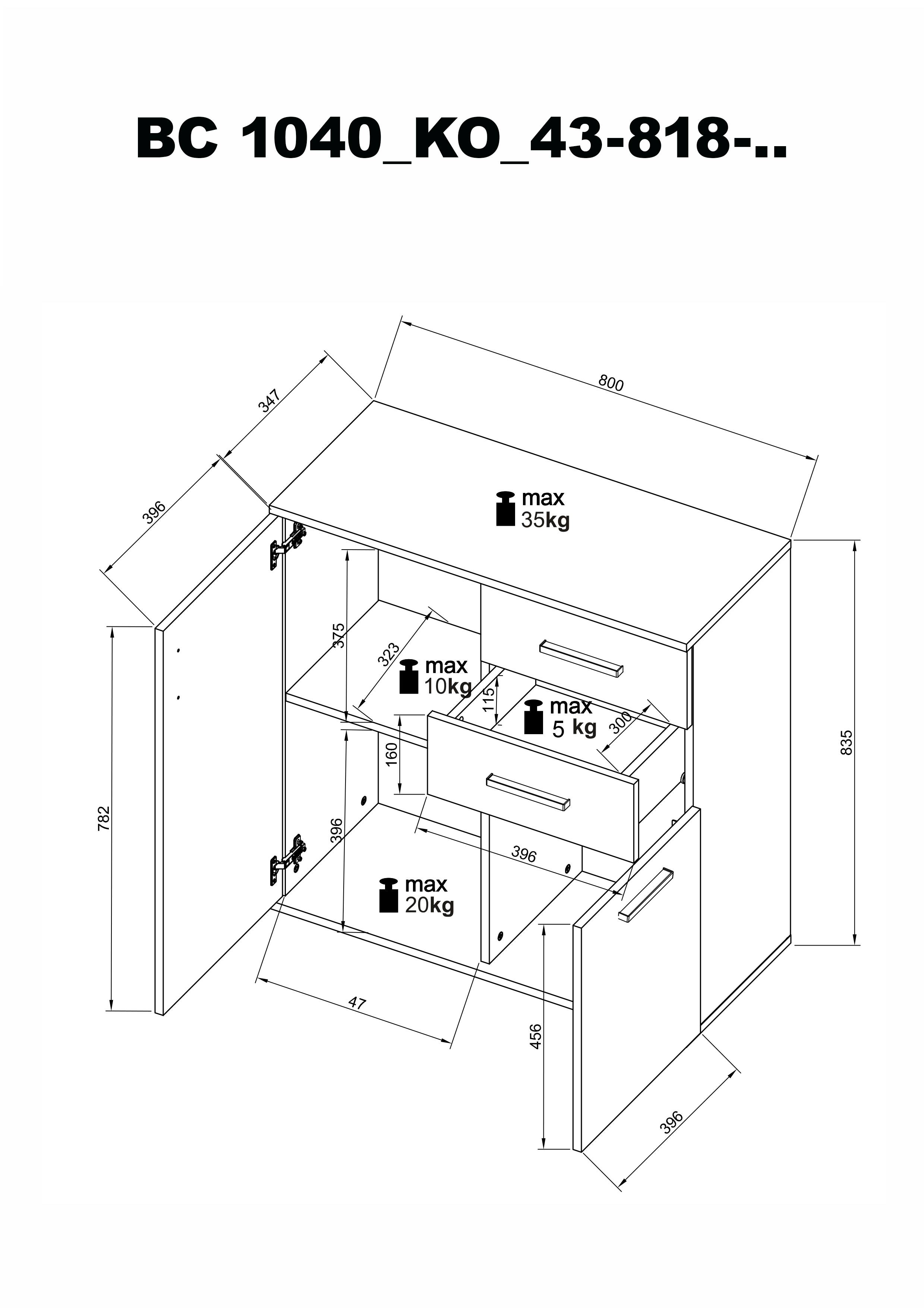 Kommode BC 1040