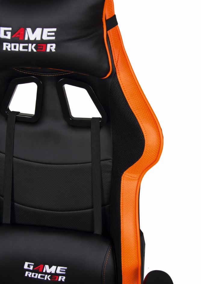 Gaming/Schreibtischstuhl GAME-ROCKER G-10 schwarz-orange | 501859-1 