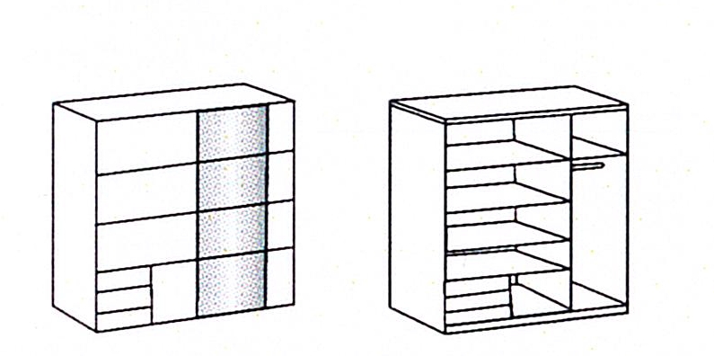 Schwebetürenschrank EMDEN