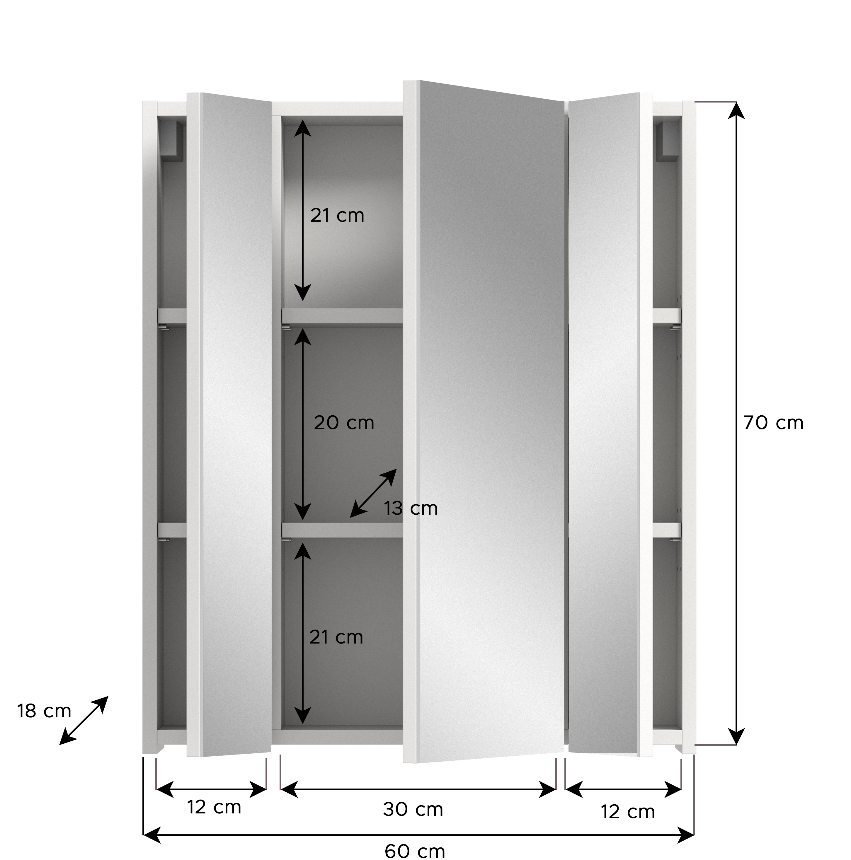 Spiegelschrank BONGA