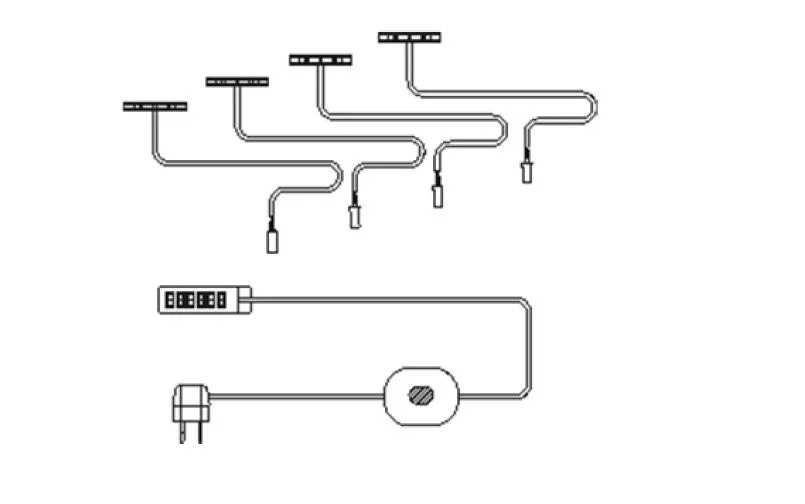 LED-Clips im 4er-Set PRIME 1100-794-00